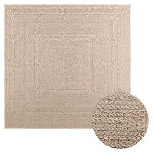 Килим ZIZUR, 200x200 см, визия юта, за закрито и открито