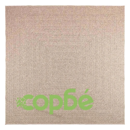 Килим ZIZUR, 240x240 см, визия юта, за закрито и открито ➤ топ цена ➤ sorbe.bg