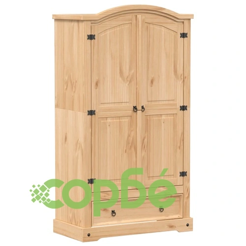 Гардероб Corona 102x52x186 см бор масив ➤ топ цена ➤ sorbe.bg