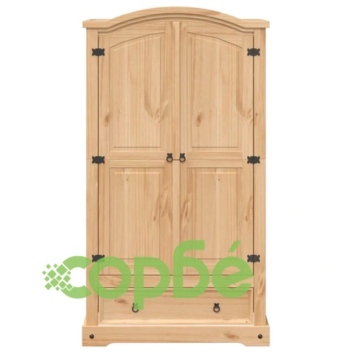 Гардероб Corona 102x52x186 см бор масив ➤ топ цена ➤ sorbe.bg