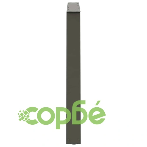 Крака за трапезна маса, V-образни, 3 бр., антрацит, 100x(72-73,3) см, стомана ➤ топ цена ➤ sorbe.bg