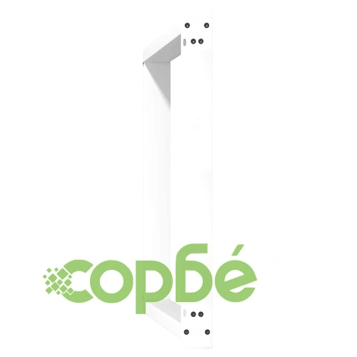 Крака за трапезна маса, U-образни, 2 бр., бели, 90x(72-73) см, стомана ➤ топ цена ➤ sorbe.bg