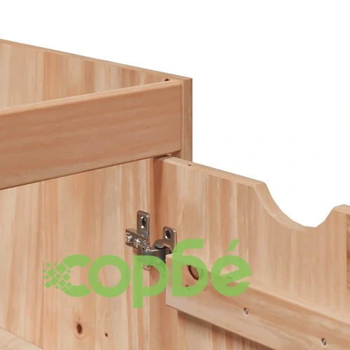 Шкаф за мивка за баня OTTA, 59x40x80 см, борово дърво масив ➤ топ цена ➤ sorbe.bg