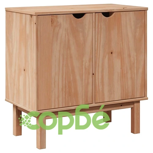 Шкаф за антре OTTA, 75x40x75 см, борово дърво масив ➤ топ цена ➤ sorbe.bg