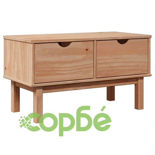 Пейка за антре OTTA, 80x40x45 см, борово дърво масив ➤ топ цена ➤ sorbe.bg