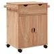 Кухненска количка OTTA 59x45x80 см борово дърво масив
