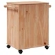 Кухненска количка OTTA 59x45x80 см борово дърво масив