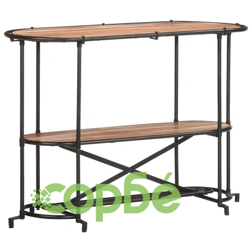 Конзолна маса, 110x42x76 cм, акациево дърво масив ➤ топ цена ➤ sorbe.bg