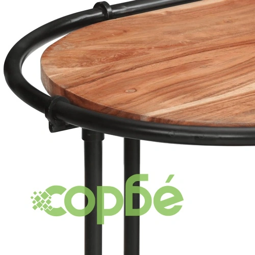 Конзолна маса, 110x42x76 cм, акациево дърво масив ➤ топ цена ➤ sorbe.bg