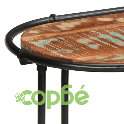 Конзолна маса, 110x42x76 см, регенерирано дърво масив ➤ топ цена ➤ sorbe.bg