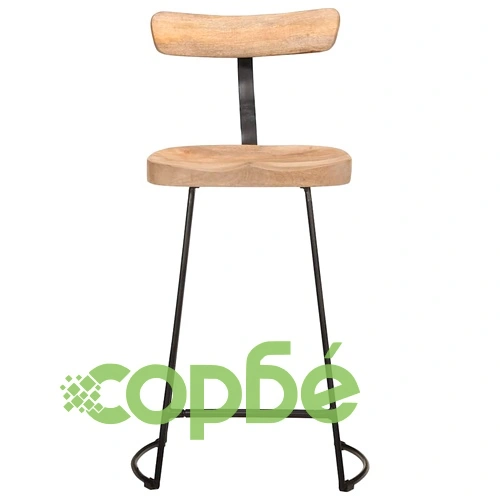 Бар табуретки, 2 бр, 49x43x88 см, мангово масив дърво ➤ топ цена ➤ sorbe.bg
