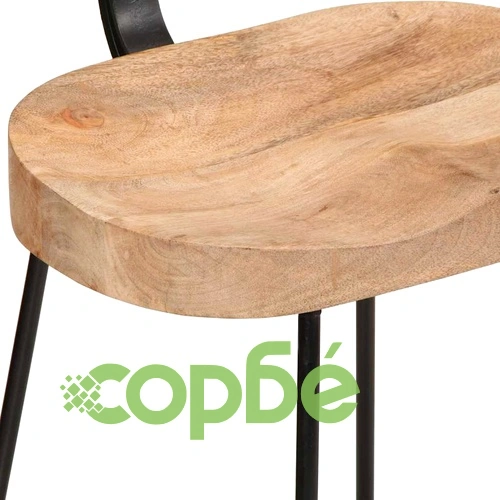 Бар табуретки, 2 бр, 49x43x88 см, мангово масив дърво ➤ топ цена ➤ sorbe.bg