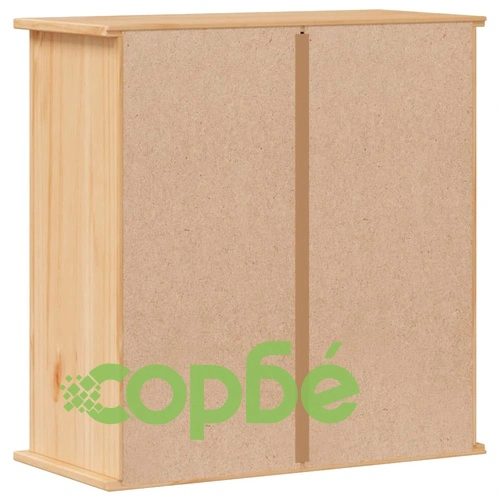 Шкаф за баня Corona 70x33x71,5 см бор масив ➤ топ цена ➤ sorbe.bg