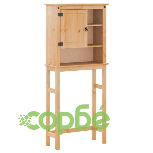 Шкаф за пералня за баня Corona масивна борова дървесина ➤ топ цена ➤ sorbe.bg