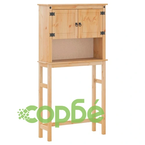 Шкаф за пералня за баня Corona масивна борова дървесина ➤ топ цена ➤ sorbe.bg