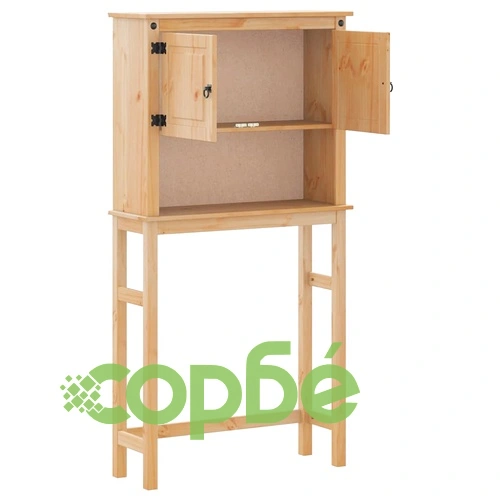 Шкаф за пералня за баня Corona масивна борова дървесина ➤ топ цена ➤ sorbe.bg