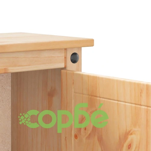 Шкаф за пералня за баня Corona масивна борова дървесина ➤ топ цена ➤ sorbe.bg