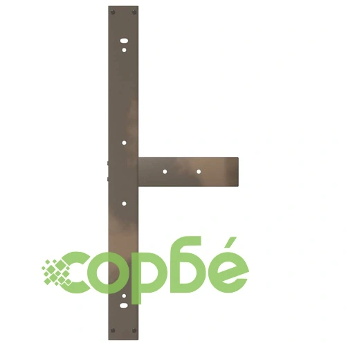 Крака за трапезна маса, Т-образни, 2 бр., черни, 100x35x(72-73) см, стомана ➤ топ цена ➤ sorbe.bg