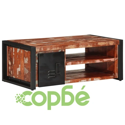 Масичка за кафе Multicolour Масивна дървесина Reclaimed ➤ топ цена ➤ sorbe.bg