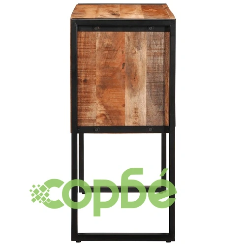 Конзолен шкаф 90x35x75 cm Масивна груба дървесина Манго ➤ топ цена ➤ sorbe.bg