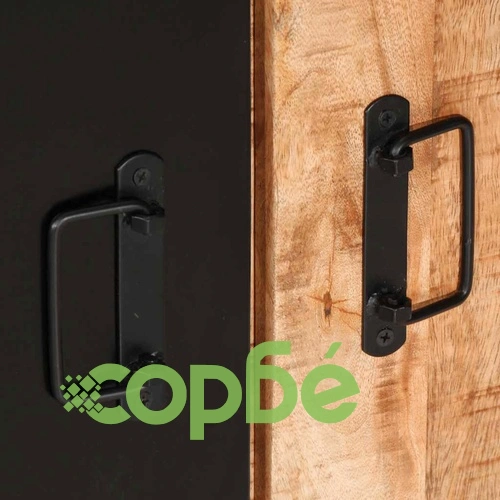 Конзолен шкаф 90x35x75 cm Масивна груба дървесина Манго ➤ топ цена ➤ sorbe.bg