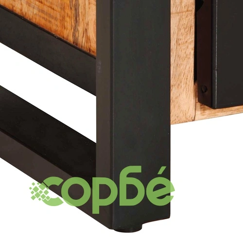 Шкаф 55x35x70 cm Масивна груба дървесина Манго ➤ топ цена ➤ sorbe.bg