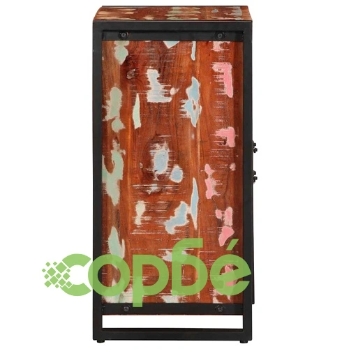 Бюфет Multicolour 55x35x70 cm Масивна дървесина Възстановена ➤ топ цена ➤ sorbe.bg