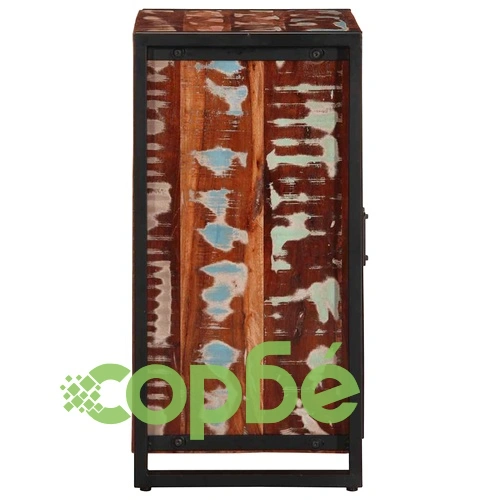 Бюфет Multicolour 55x35x70 cm Масивна дървесина Възстановена ➤ топ цена ➤ sorbe.bg