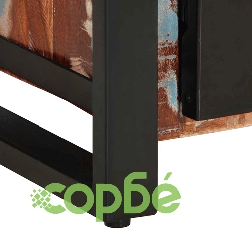 Бюфет Multicolour 55x35x70 cm Масивна дървесина Възстановена ➤ топ цена ➤ sorbe.bg