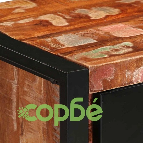 Шкаф с чекмеджета Multicolour Масивна дървесина Възстановена ➤ топ цена ➤ sorbe.bg
