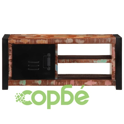 ТВ шкаф 80x30x35 cm Масивна дървесина Възстановена ➤ топ цена ➤ sorbe.bg