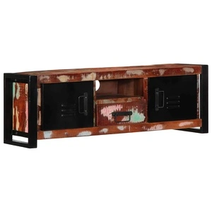 TV шкаф 100x30x35 cm Масивна дървесина Възстановена