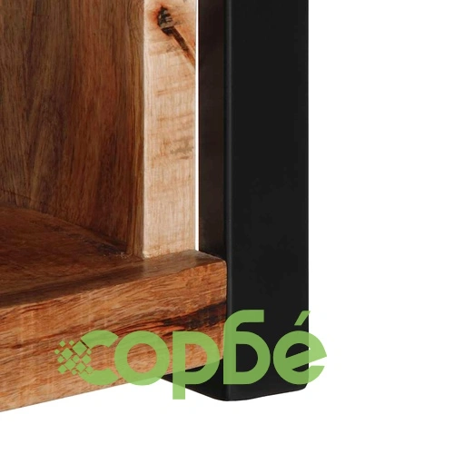 ТВ шкаф 80x30x35 cm Масивна груба дървесина Манго ➤ топ цена ➤ sorbe.bg