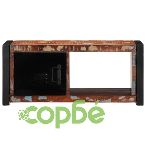 ТВ шкаф 80x30x35 cm Масивна дървесина Възстановена ➤ топ цена ➤ sorbe.bg