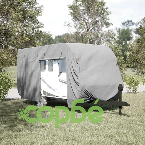 Покривало за каравана сиво 550x250x220 cm Нетъкана материя ➤ топ цена ➤ sorbe.bg