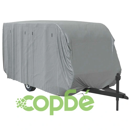 Покривало за каравана сиво 550x250x220 cm Нетъкана материя ➤ топ цена ➤ sorbe.bg