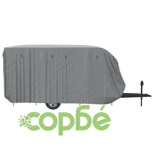 Покривало за каравана сиво 610x250x220 cm Нетъкана материя ➤ топ цена ➤ sorbe.bg