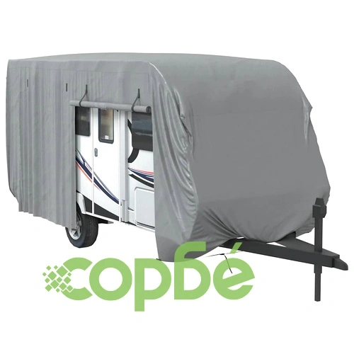 Покривало за каравана сиво 670x250x220 cm Нетъкана материя ➤ топ цена ➤ sorbe.bg