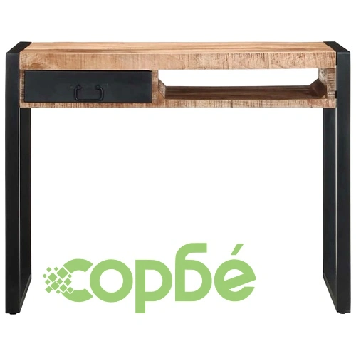 Бюро 100x50x75 cm Масивна груба дървесина Манго ➤ топ цена ➤ sorbe.bg