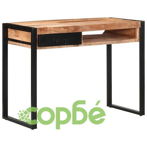 Бюро 100x50x75 cm Масивна груба дървесина Манго ➤ топ цена ➤ sorbe.bg