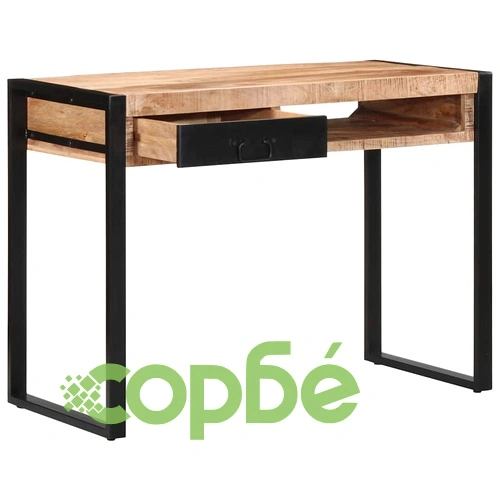 Бюро 100x50x75 cm Масивна груба дървесина Манго ➤ топ цена ➤ sorbe.bg