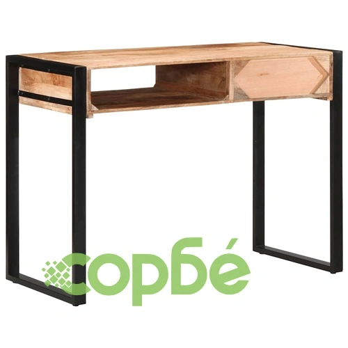 Бюро 100x50x75 cm Масивна груба дървесина Манго ➤ топ цена ➤ sorbe.bg