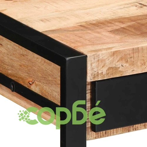 Бюро 100x50x75 cm Масивна груба дървесина Манго ➤ топ цена ➤ sorbe.bg