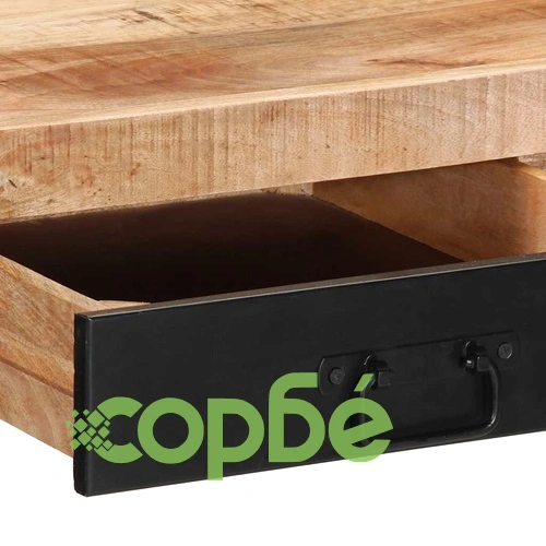 Бюро 100x50x75 cm Масивна груба дървесина Манго ➤ топ цена ➤ sorbe.bg