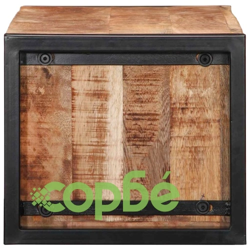ТВ шкаф 80x30x25 cm Масивна груба дървесина Манго ➤ топ цена ➤ sorbe.bg