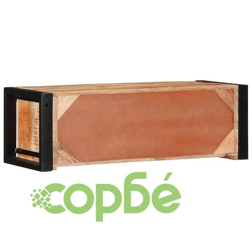 ТВ шкаф 80x30x25 cm Масивна груба дървесина Манго ➤ топ цена ➤ sorbe.bg