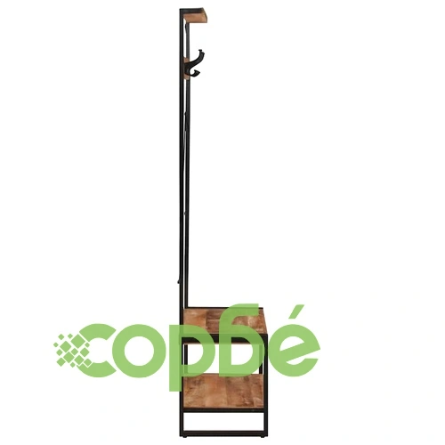 S Закачалка за дрехи 80x40x190 cm Масивна груба дървесина Манго ➤ топ цена ➤ sorbe.bg