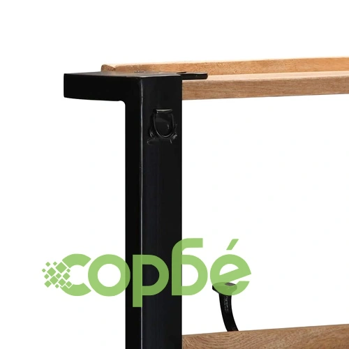 S Закачалка за дрехи 80x40x190 cm Масивна груба дървесина Манго ➤ топ цена ➤ sorbe.bg