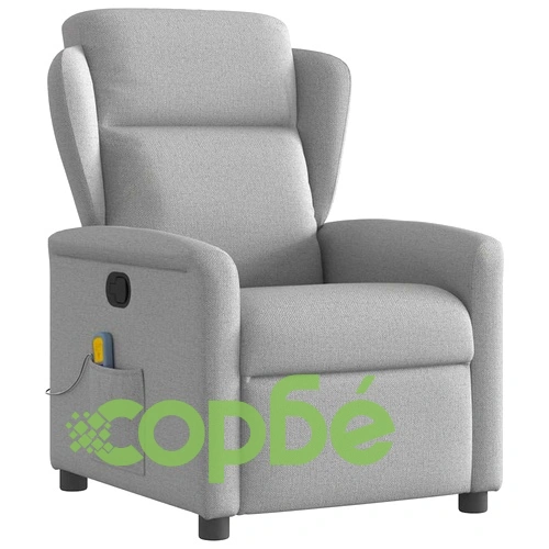 Масажен стол за лежанка Cloud Grey Fabric ➤ топ цена ➤ sorbe.bg