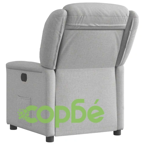 Recliner Chair Cloud Grey Fabric ➤ топ цена ➤ sorbe.bg